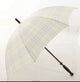 Burberry Plaid Umbrella with Wooden Handle and Tip