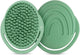 Haakaa Rainbow Silicone Shampoo Brush and Scalp Massager in Pea Green