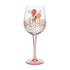 Gibson Gifts Rush 60th Birthday Wine Glass for Ladies Sixty and Sensational Gift 475ML