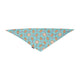 Splosh Christmas Gingerbread Cotton Dog Bandana Green/Red 70x25cm