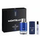 Montblanc Explorer Ultra Blue 3 Piece Gift Set