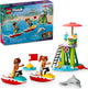 Lego Friends Beach Water Scooter Toy 41770 with Leo and Candi Mini Dolls and Dolphin Figure Building 95G