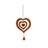 Bronrob Decorative Rustic Hearts Hanging Ornament
