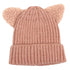 Foote Street Kitty Beanie Toddler Dusty Pink 2 Pack 8M 2Y