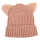 Foote Street Kitty Beanie Toddler Dusty Pink 2 Pack 8M 2Y