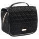 Lulu Grace Cosmetic Bag with Black Heart Print