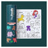 Heydoodle 123 Sugar And Spice Reusable Silicone Colouring Minimat 30CM X 20CM