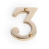 Sandleford Brass House Number 3 75MM