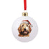 Splosh Christmas Cavoodle Round Bauble Tree Ornament Decoration