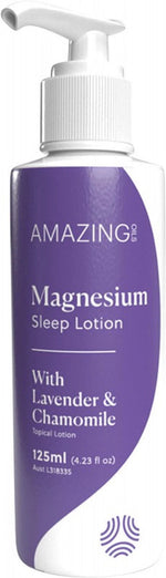 Amazing Oils Magnesium Sleep Lotion with Lavender and Chamomile 125ML