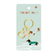 Urban Sausage Dogs Colourful Keyring 12CM