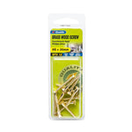 Zenith Brass Wood Screw Countersunk Head Phillips Drive 8G x 30mm 12 Pack