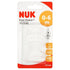 NUK First Choice Silicone Teat Medium Feed 0–6 Months 2 Pack
