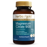 Herbs of Gold Magnesium Citrate 900 60 Capsules