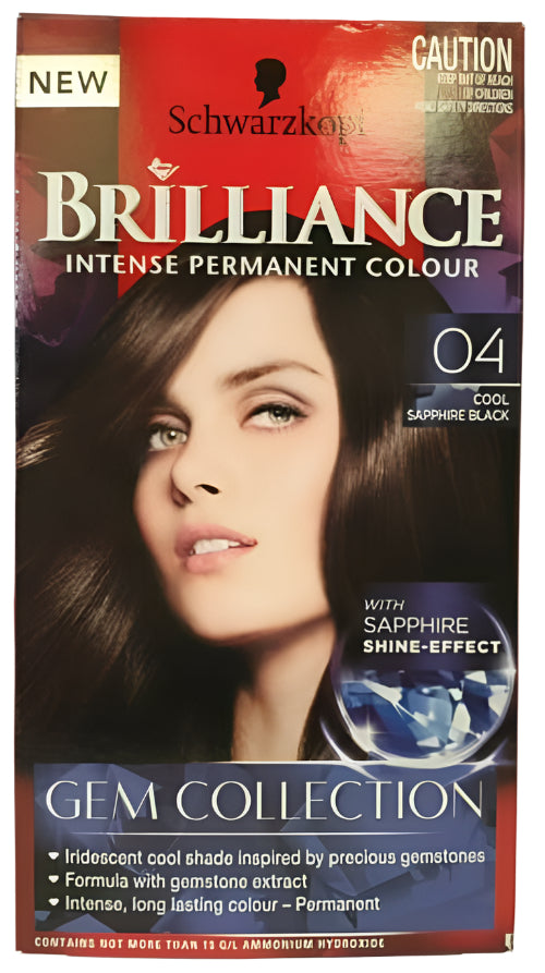 Schwarzkopf Brilliance 04 Cool Sapphire Black