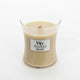 Woodwick Medium 12cm Soy Wax Scented Candle - Vanilla Bean
