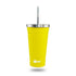 Cheeki Insulated Stainless Steel Tumbler With Straw Lemon 500ml
