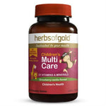 Herbs of Gold Children’s Multi Care 60 Tablets Strawberry-Vanilla