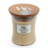 Woodwick Medium 12cm Soy Wax Scented Candle - Vanilla Bean