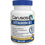 Caruso's Vitamin B1 75 Tablets - Thiamine 250mg Metabolic Health & Energy