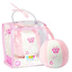 Baby & Me Soft Ball with Rattle Newborn Baby Gift Bag Set Pink