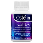 Ostelin Cal-DK2 - Calcium, Vitamin D + Vitamin K for Bone Health 30 Tablets