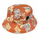 Dozer Boys Bucket Hat - Rust Tropical Pattern - Idris