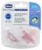 Chicco Nursing Soother Physio Minisoft Pink 2-6 Months 2 PCS