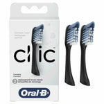 Oral-B Clic Replacement Brush Heads Black 6 Count