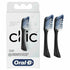 Oral-B Clic Replacement Brush Heads Black 6 Count