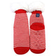 Foote Street Kids Slipper Socks with Red and White Stripe