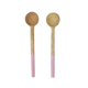 Mango Wood Spoons Natural  Pink Mini