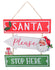 Giftolicious Santa Stop Here Plaque