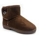 Scholl Orthaheel Womens Fluffy Ii Slipper Chocolate Size 6