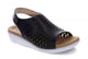 Scholl Tulsa Biomechanics Orthotic Slide Sandal in Black Size 40
