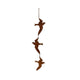 Sill and Sage Hanging Spinning Chain of Birds 16cm Garden Decor with Rustic Look