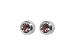 Adnohr Art Mini June Birthstone Heart Stud Earrings