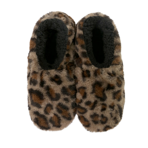 Snuggups Womens Leopard Caramel Xlarge