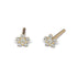 Studex System 75 Gold Plated Baby Daisy April Crystal Piercing Earrings 3mm