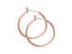 Studex Just Hoops Medium Click Hoop Rose Gold 19MM