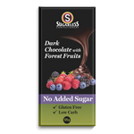 Sugarless Confectionery Gourmet Dark Chocolate And Forest Berries Bar 125G