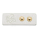 Palas Silver and Brass Boho Sun Stud Earrings