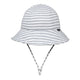 Bedhead Toddler Bucket Hat Grey Stripe Sun Protection for 6 to 12 Months 47cm