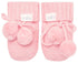 Toshi Baby Booties Pearl Classic Cable Knit Cotton Size 000