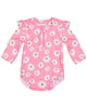 Toshi Swim Rashie Daisy Watermelon for Sun Protection Size 0