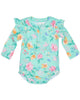 Toshi Swim Rashie Waratah Mint Size 2