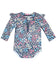 Toshi Ripple Swim Ls Onesie Wattle Dusk 000