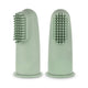 Haakaa Textured Silicone Finger Toothbrush Pea Green 2Pk