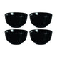 Luminarc Dinnerware Diwali Cereal Bowl Black 15x8CM Set of 4