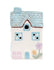 Splosh Small White Village House Christmas Decoration 13CM